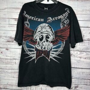 Tapout Y2K American Arrogant Graphic  T Shirt Men’s Size Large A15